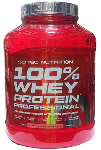 SciTec 100% Whey Protein Professional, Strawberry - 2350g