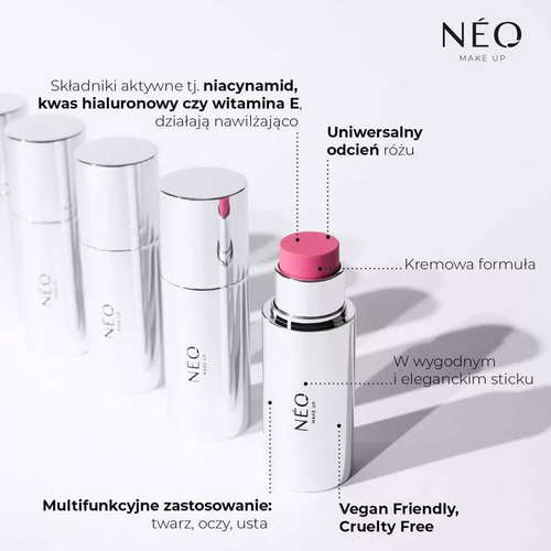 Neo Makeup Intense Serum Róż w Sztyfcie do Konturowania na Mokro 7g