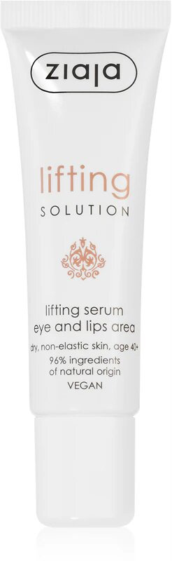Ziaja Solution Lifting Eye and Lip Area Serum 30ml Best Before 28.02.26