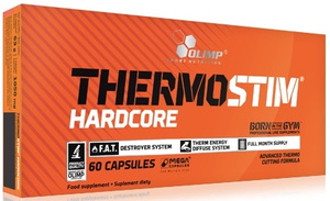 Olimp Nutrition Thermo Stim Hardcore a Thermogenic Fat Burner for Athletes and Weight Control 60 Caps