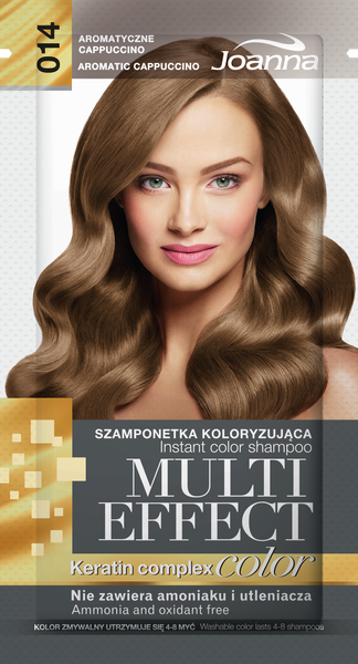 Joanna Multi Effect Szamponetka Koloryzująca 014 Aromatyczne Cappuccino 35 g