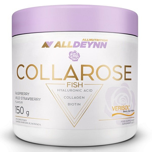 AllDeynn CollaRose Fish Collagen Hydrolyzate Verisol Raspberry Strawberry 150g