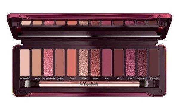 Eveline Ruby Glamour Eye Shadow Set 12g