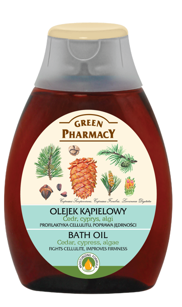 Green Pharmacy Bath Oil Cedar Cypress Alga 250 ml