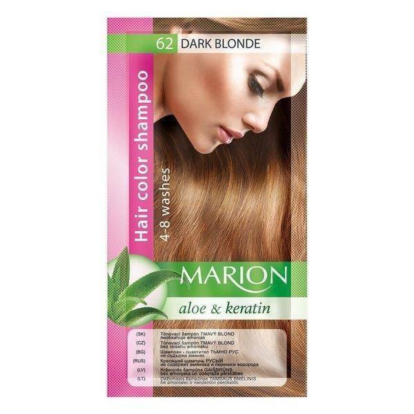 Marion - Szampon koloryzujący 4-8 myć nr 62 Dark Blonde 40ml