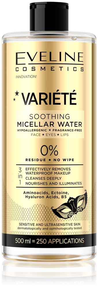 Eveline Variete Soothing Micellar Fluid for Sensitive Skin 500ml
