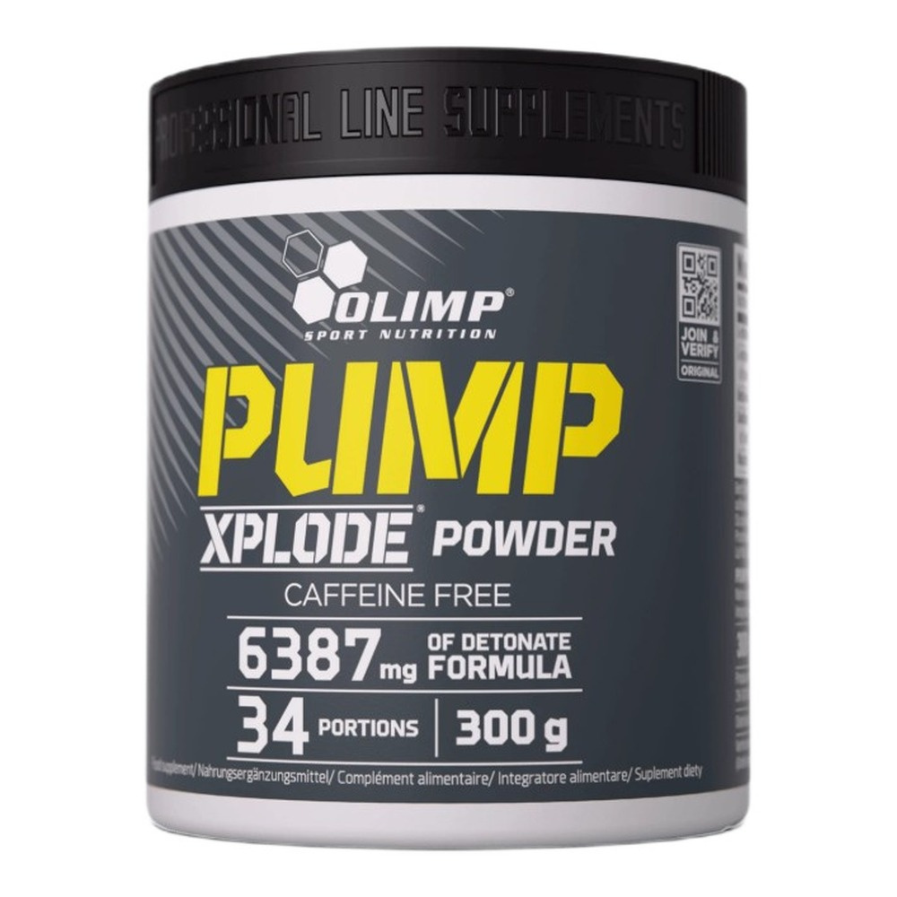 Olimp Nutrition Pump Xplode przedtreningówka bez kofeiny Owocowy Punch 300g