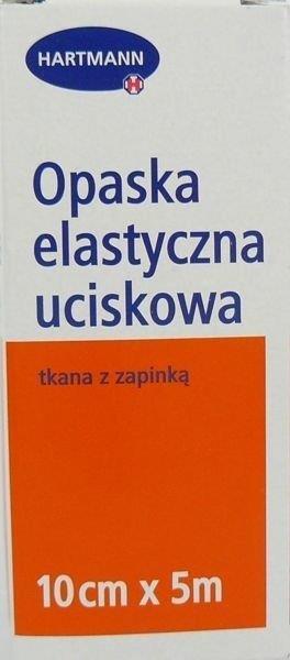 Opaska Elastyczna Uciskowa tkana z zapinką 10cm x 5m