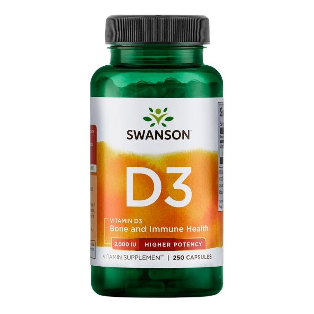 Swanson Vitamin D-3 2000 IU 250 Capsules