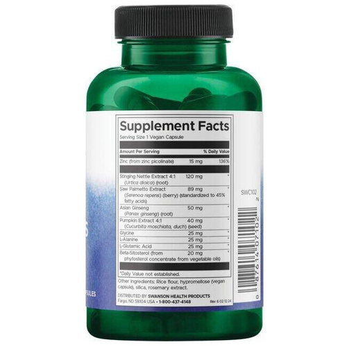 Swanson Prostate Essentials 90 Vcapsules