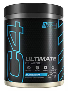 Cellucor C4 Ultimate Przedtreningówka w Proszku na Energię i Wytrzymałość Guma Balonowa 508g