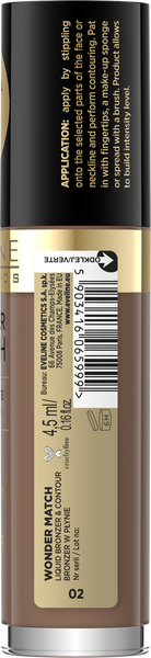 Eveline Wonder Match Bronzer w Płynie Nr 02 4,5ml