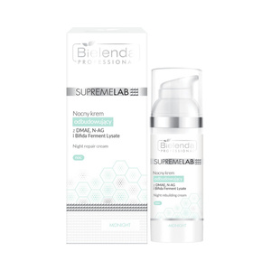 Bielenda Professional Supremelab Night Cream with DMAE N-AG Bifida Ferment Lysate for Mature Dry and Dehydrated Skin 50ml