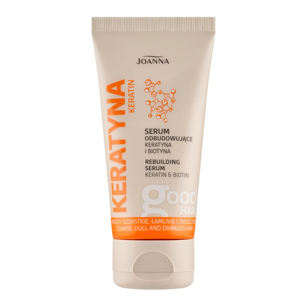 Joanna Odbudowujące Serum z Keratyną do Włosów Szorstkich Matowych i Zniszczonych 50g
