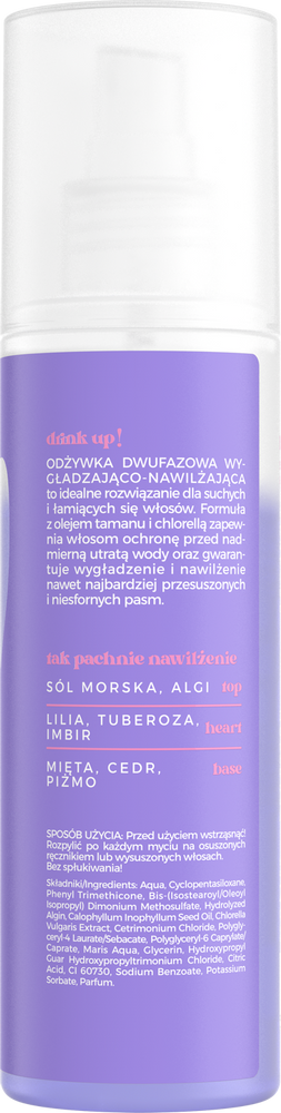 OnlyBio Hair Cycling Nawilżenie Odżywka Dwufazowa Wygładzająco-Nawilżająca 200ml