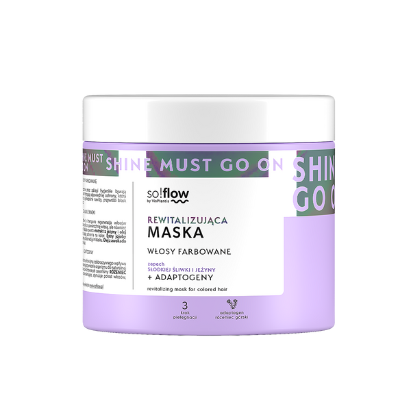 So! Flow Luxe Revitalizing Mask for Colored Hair with Plum & Blackberry Essence - 400ml