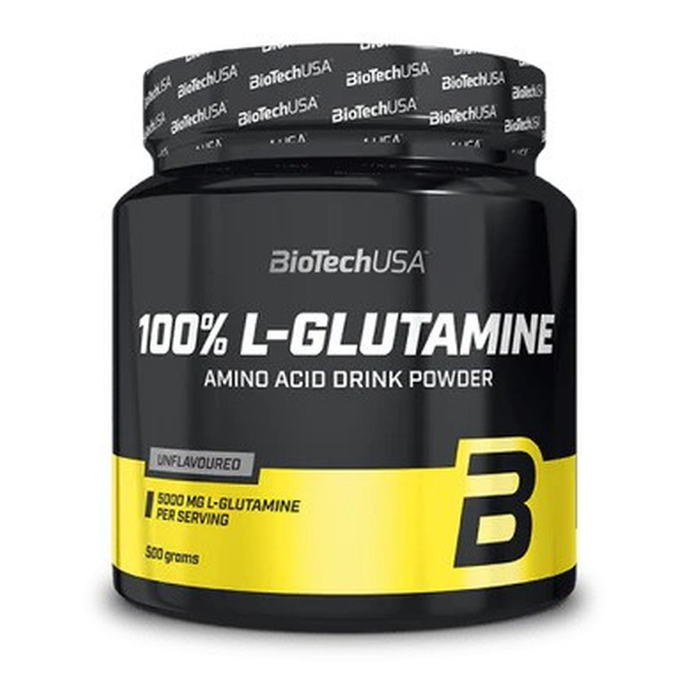 BioTechUSA 100% L-Glutamine L-glutamina, Bez smaku 500g