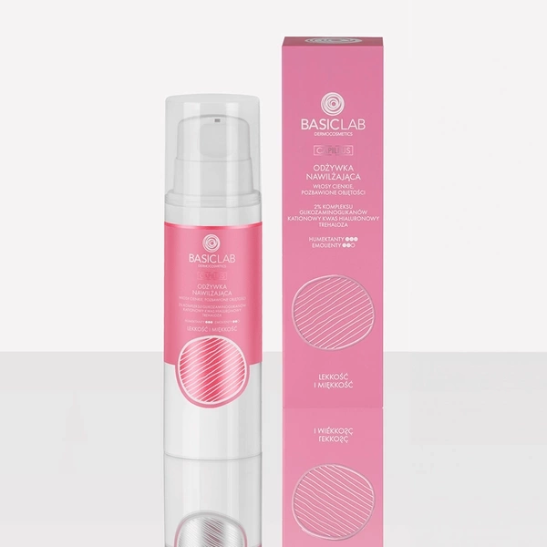 BasicLab Capillus Hydrating Conditioner Lightweight Volume And Shine 250ml