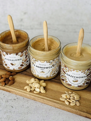 Młyn Kopytowa Treasures of the Mill 100% Natural Peanut Butter Peanut Paste 300g