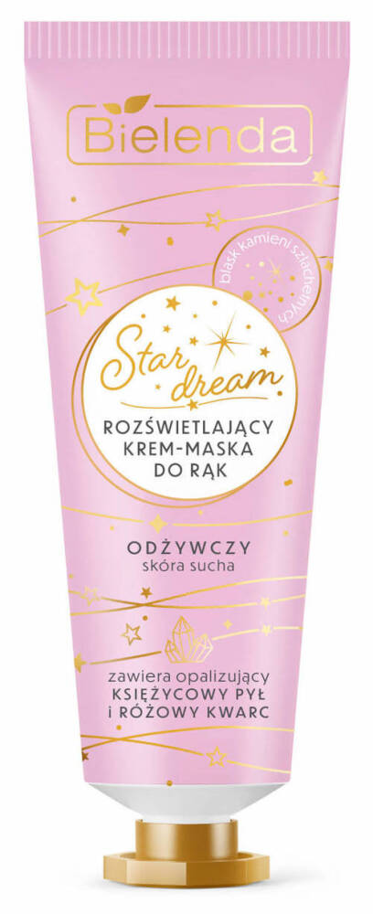 Bielenda Star Dream Rozświetlająco-Odżywczy Krem Maska do Rąk dla Skóry Suchej 50ml