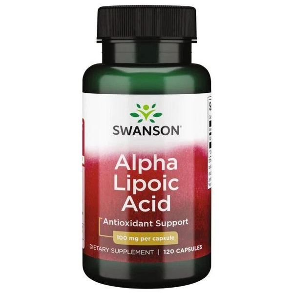Swanson Alpha Lipoic Acid 100mg Kwas Alfa Liponowy 120 Kapsułek