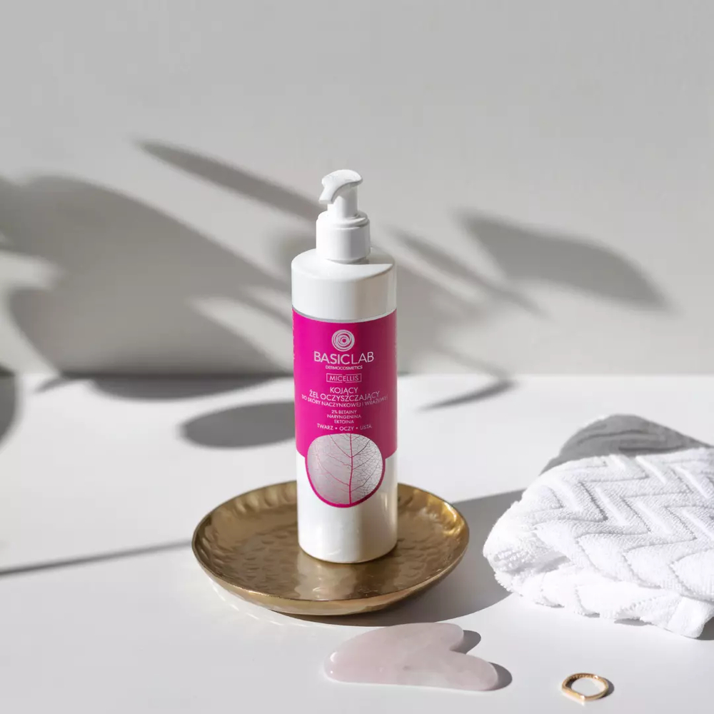 BasicLab Soothing Cleansing Gel for Sensitive & Capillary Skin  300ml