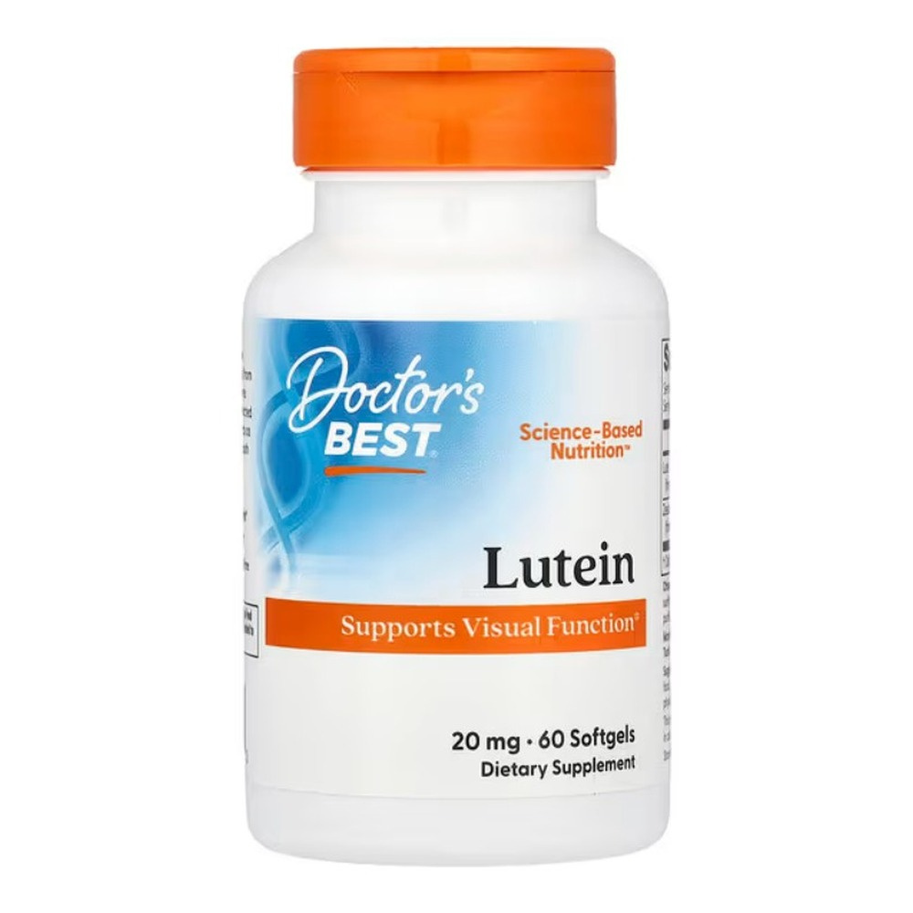 Doctor's Best Lutein, 20mg Softgels 60 softgels