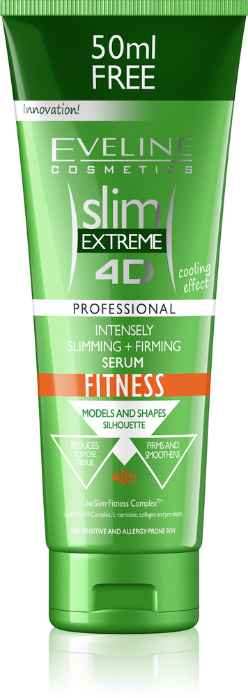 Eveline Slim Extreme 4D Fitness Serum Wyszczuplające Ujędrniające 250ml