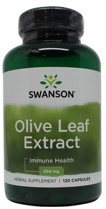 Swanson Olive Leaf Extract 500mg 120 Kapsułek