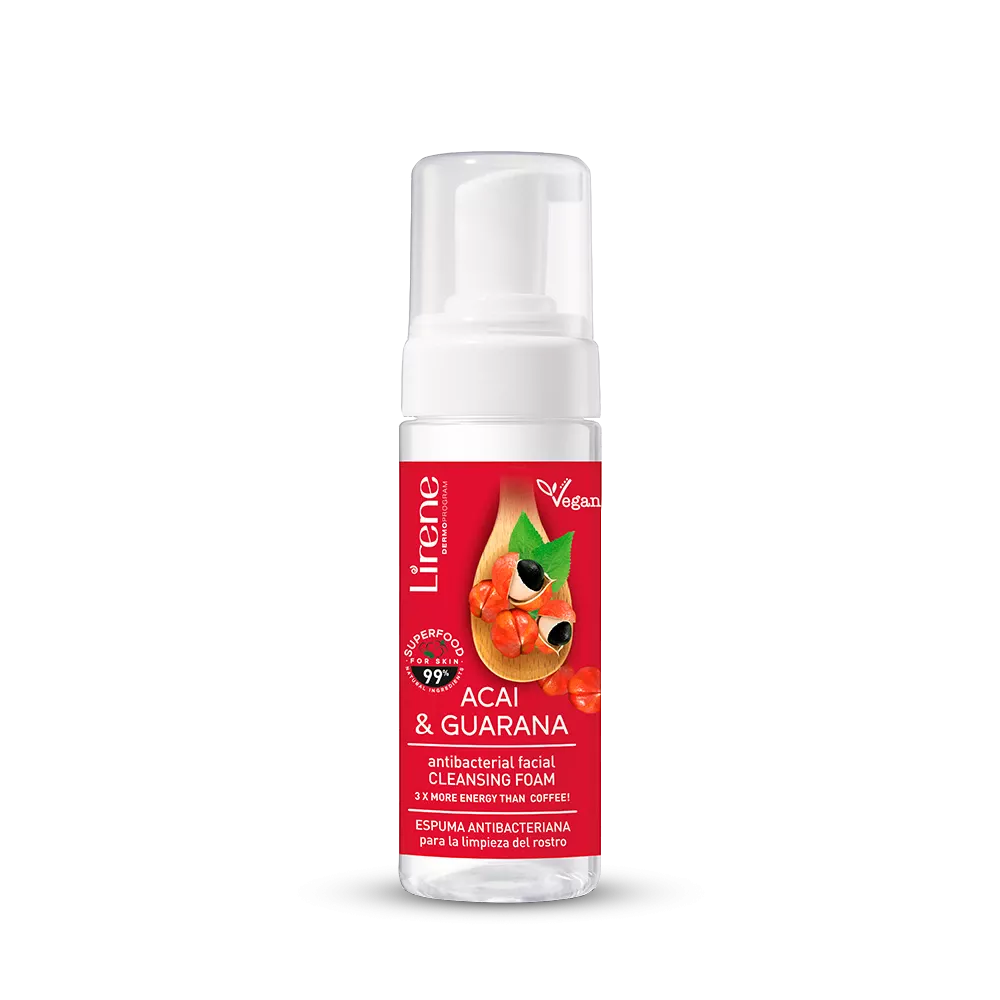 Lirene Acai & Guarana Natural Facial Cleansing Foam 150ml