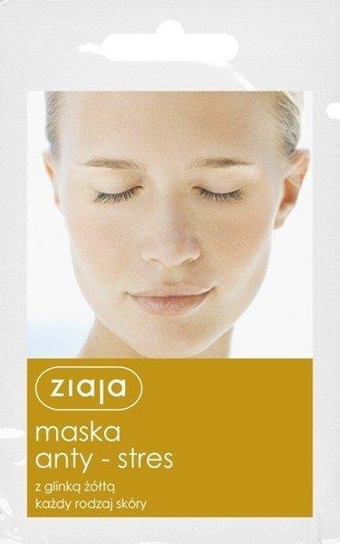 Ziaja Anti-Stres Mask with Yellow Clay for All Skin Types Vegan 7ml