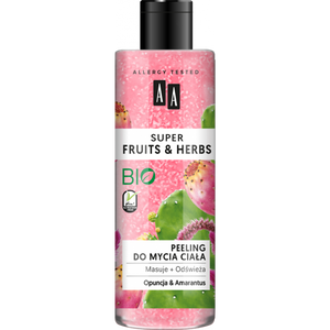 AA Super Fruits & Herbs Refreshing Massage Body Scrub with Opuntia and Amaranth 200ml