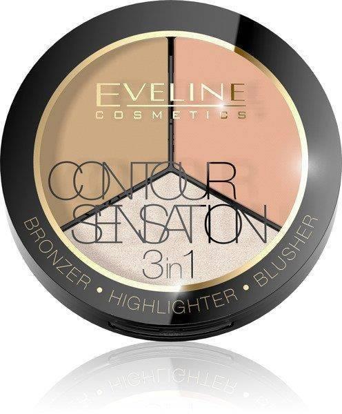 Eveline Contour Sensation Contouring Set 3in1 Peach Beige 1 pc