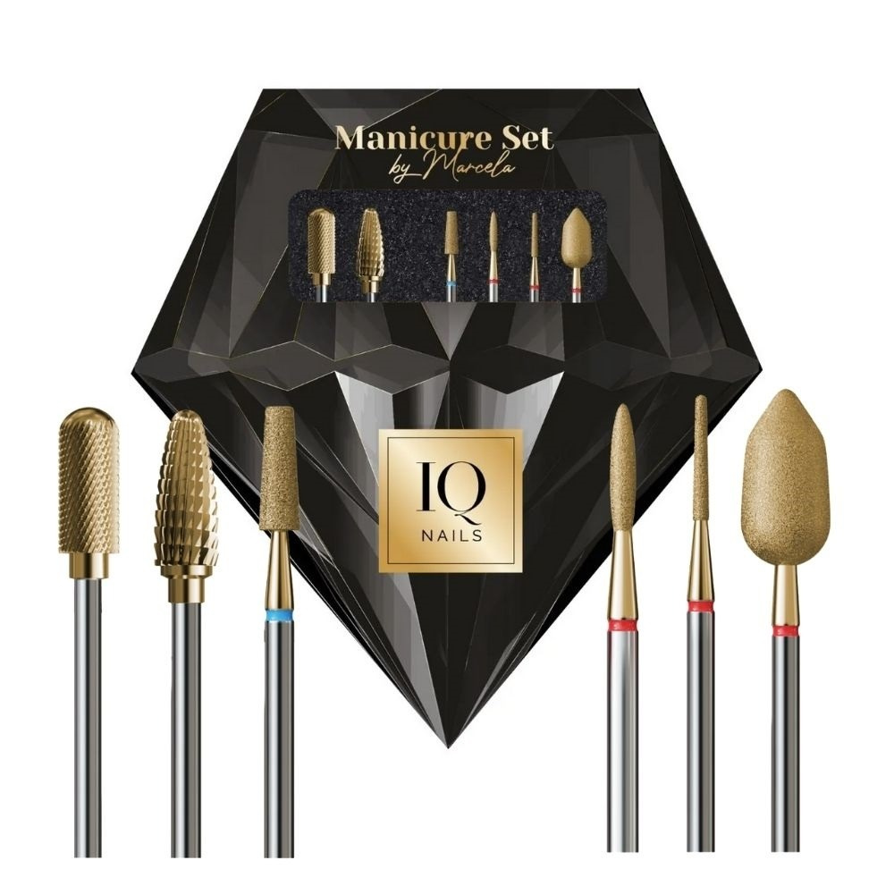 IQ Nails Quick i Easy Zestaw Frezów do Paznokci Mani 27 5szt