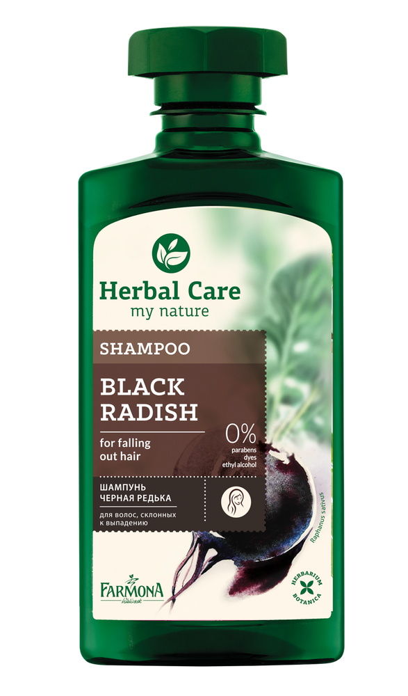 Herbal Care Black Turnip Shampoo for Hair Falling 330ml