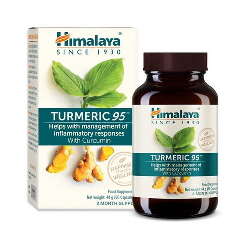 Himalaya Turmeric 95 with Curcumin Kurkuma 60 Kapsułek