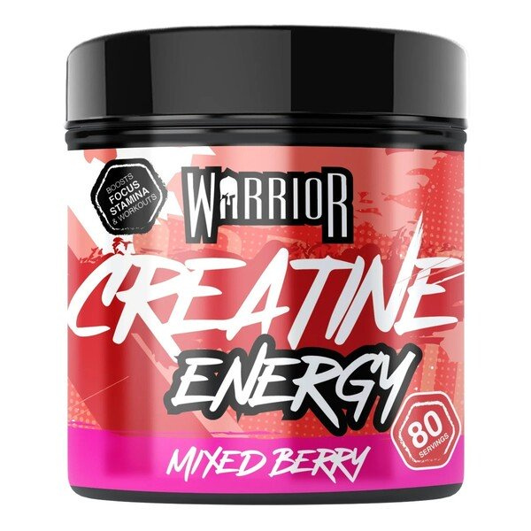 Warrior Creatine + Energy, Mixed Berry - 360g