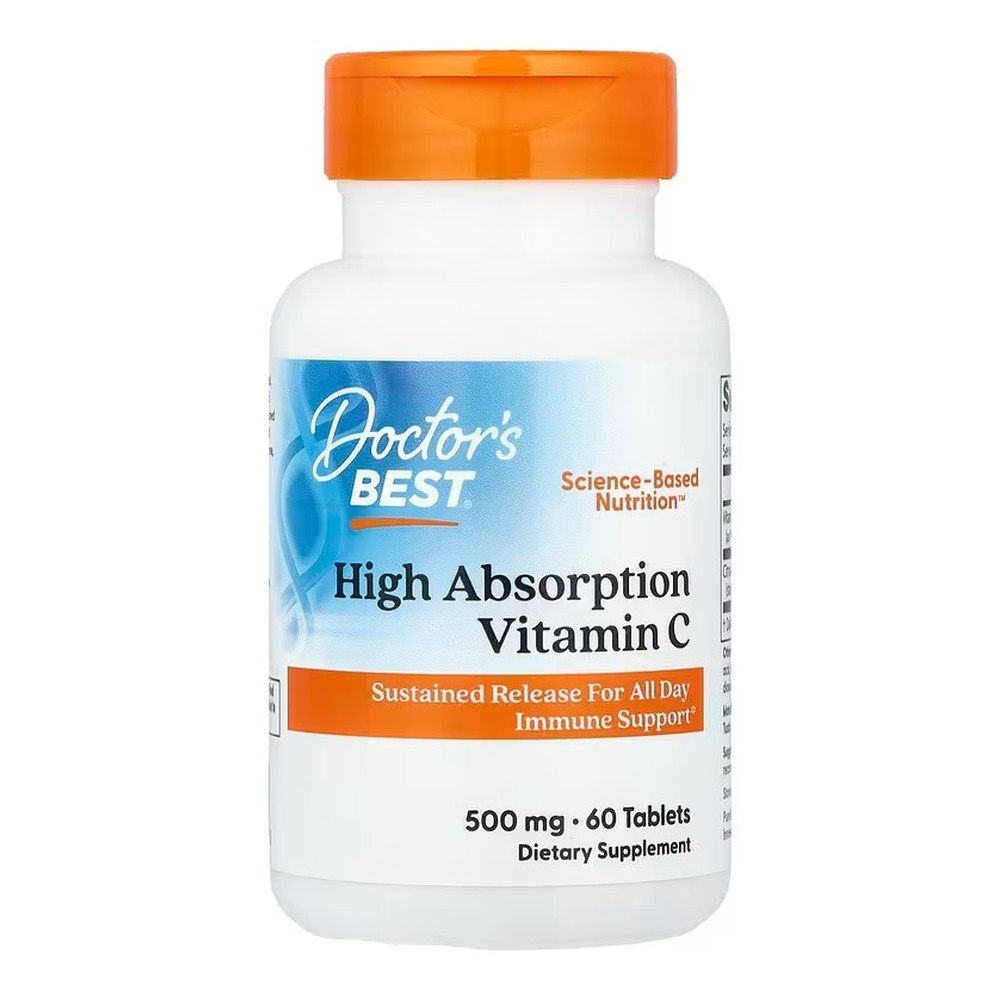 Doctor's Best High Absorption Vitamin C, 500mg Tablets 60 tablets