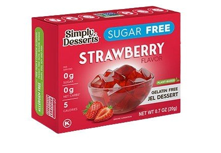Simply Delish Jel Dessert, Strawberry - 20g