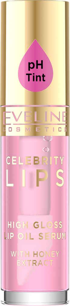 Eveline Celebrity Lips Oil - Lip Serum No. 02 Rose Honey Extract 5ml