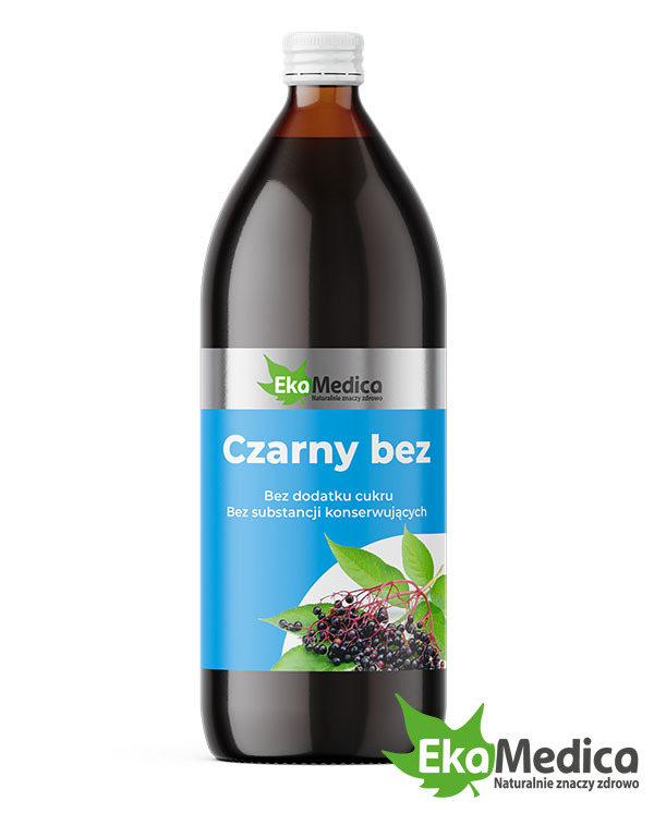 EkaMedica 100% Natural Elderberry Juice 1000ml