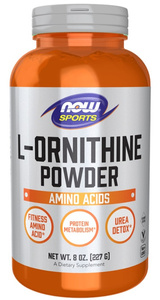 NOW Foods L-Ornithine Powder Detoxification and Regeneration Support 227g