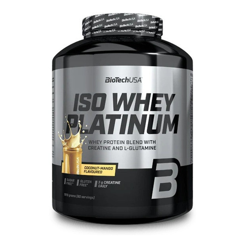 BioTechUSA Iso Whey Platinum Mieszanka Białek Serwatkowych Kokos-Mango 1816g