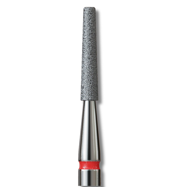 IQ Nails Diamond Nail Drill Bit Truncated Cone Shape Fine 1.6mm Red Stripe 173.514.016 1 Piece