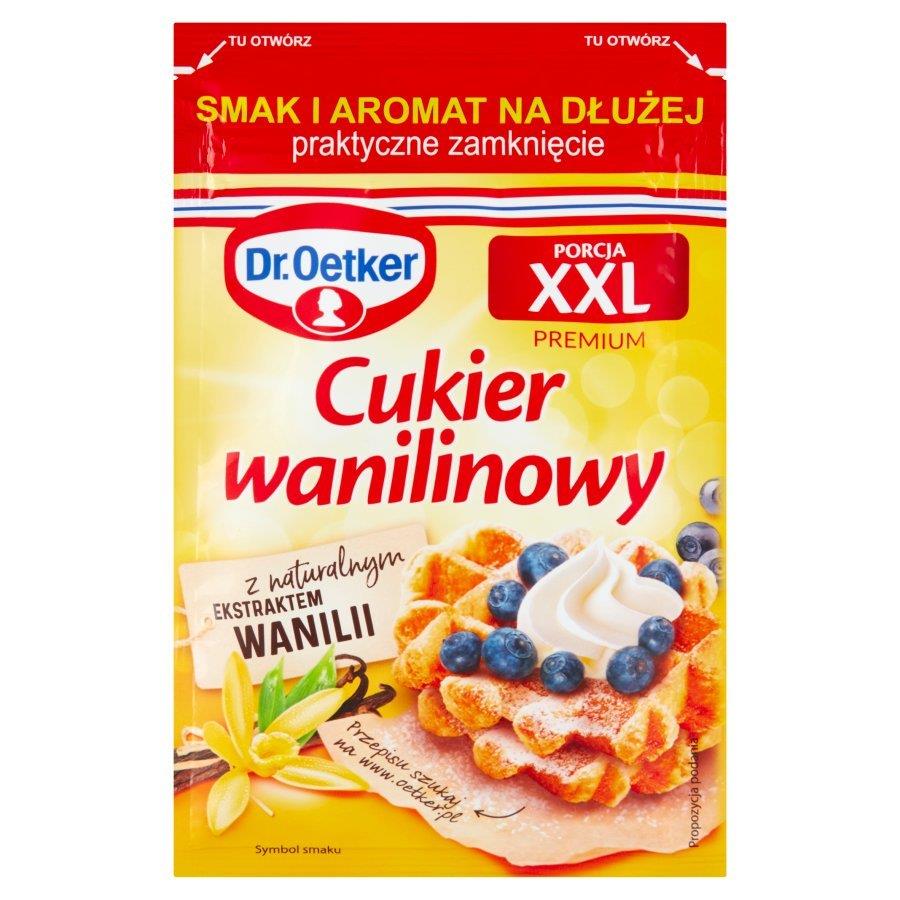 Dr. Oetker Cukier Wanilinowy Porcja XXL z Ekstraktem z Wanilii 43g