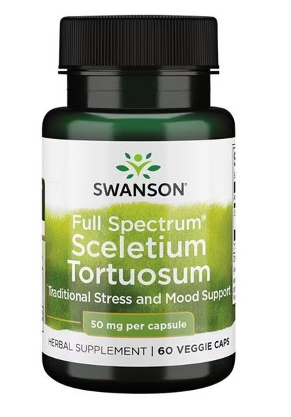 Swanson Full Spectrum Sceletium Tortuosum 50mg 60 Vcapsules