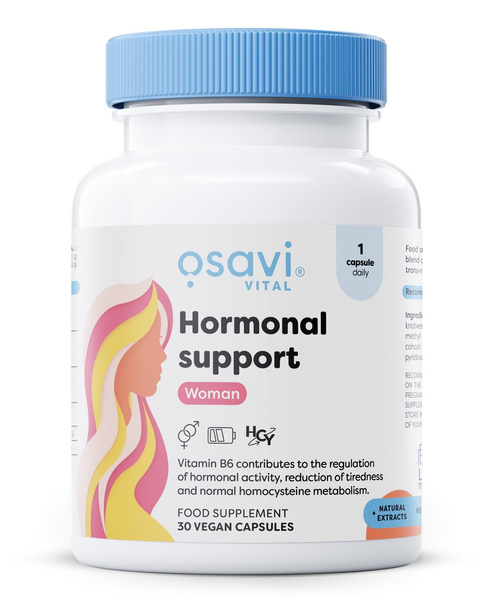 Osavi Hormonal Support Woman Supplement for Hormonal Balance 30 Vegan Caps