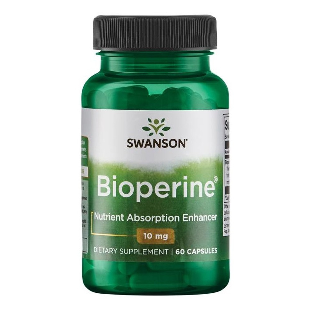 Swanson Bioperine 10mg Supports Metabolism 60 Capsules