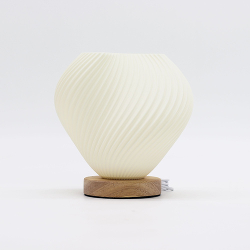 New Wave Lamp - USB - 3 settings - Shell Twisted
