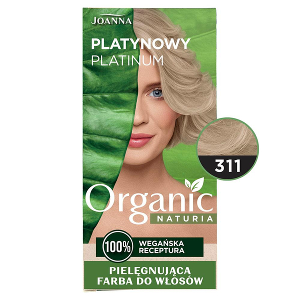 Joanna Organic Vegan Cocoa Hair Dye No.311 Platinum 1 Piece